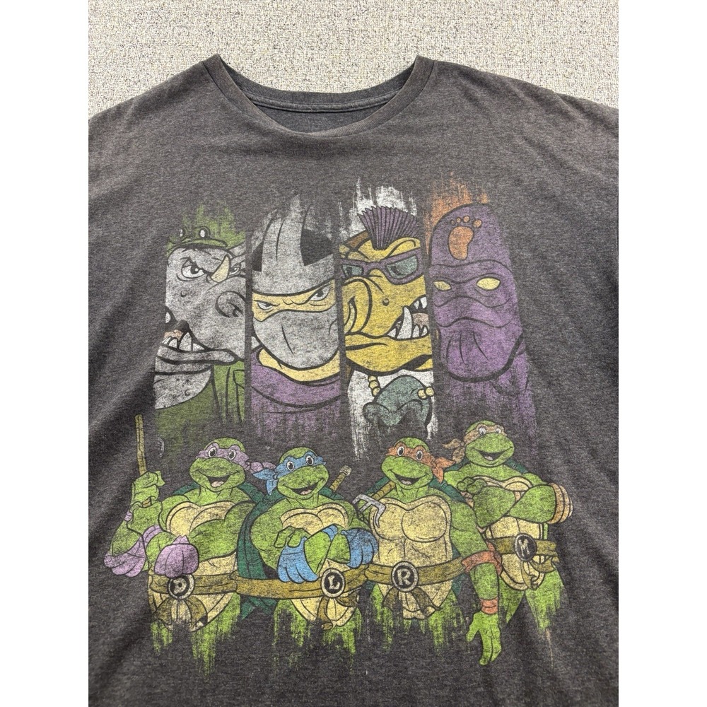 Teenage Mutant Ninja Turtles Villains Graphic T Shirt Men L Shredder Bebop Krang
